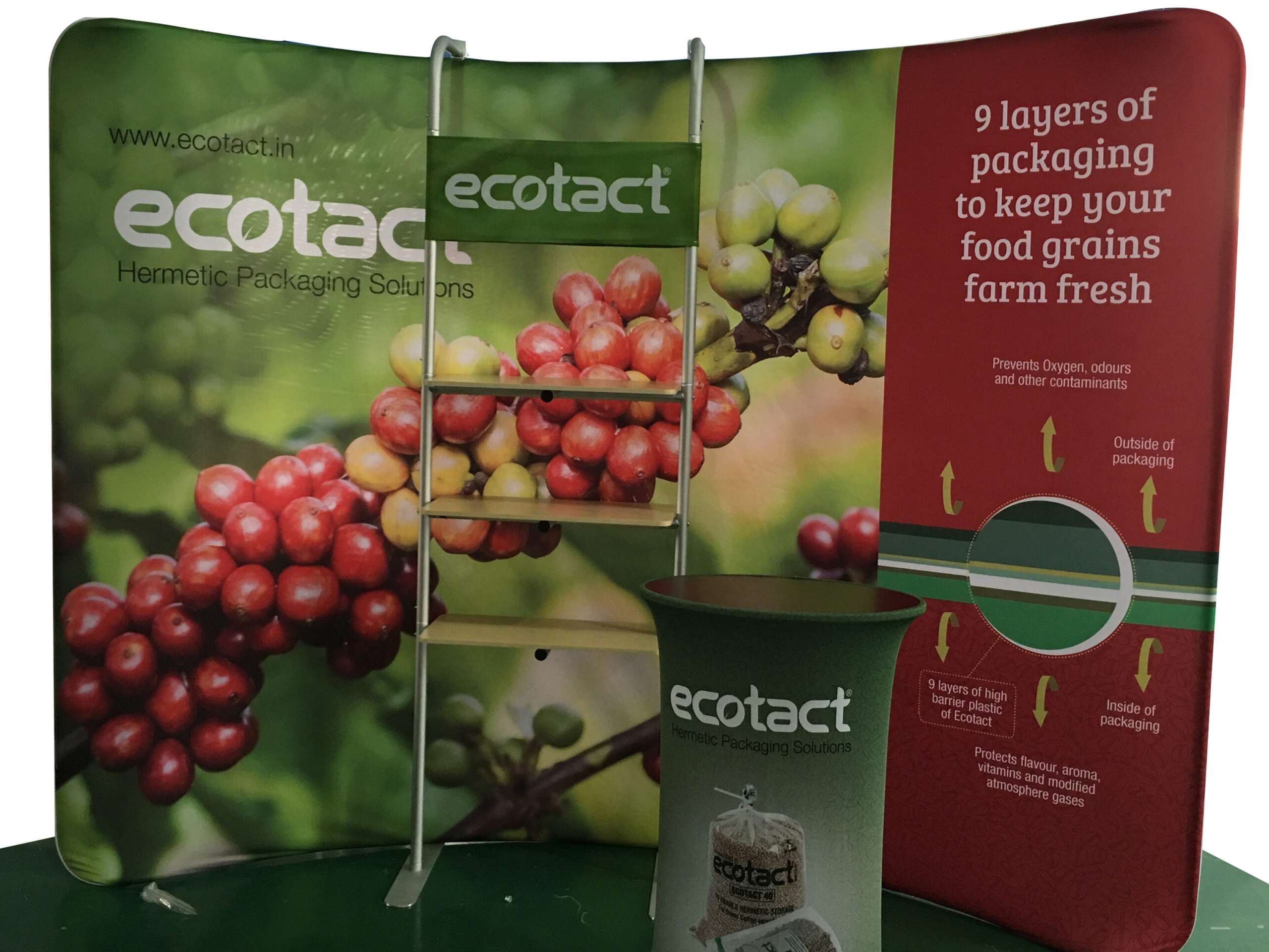 10‘ curved backdrop